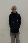 BORIS BIDJAN Saberi hooded sweater AW22 HOODY2 FTT00008 Black
